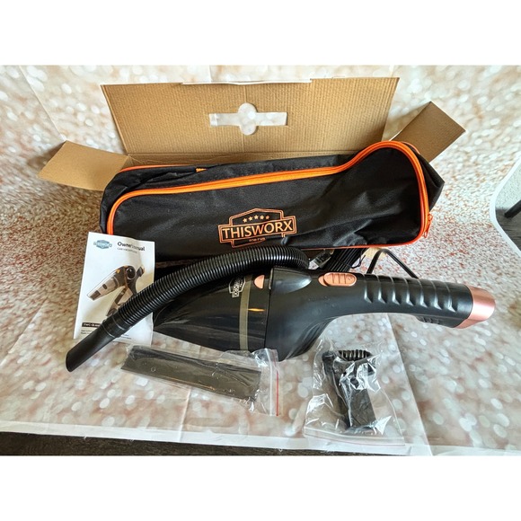 THISWORX TWC 02 Corded Car Vacuum Cleaner with Accessory Set NEW - Picture 1 of 6